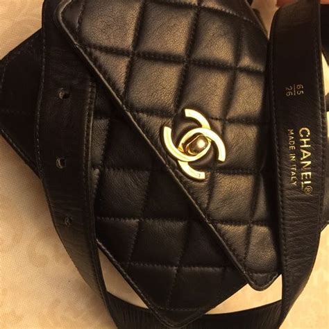 real real chanel waist bag.